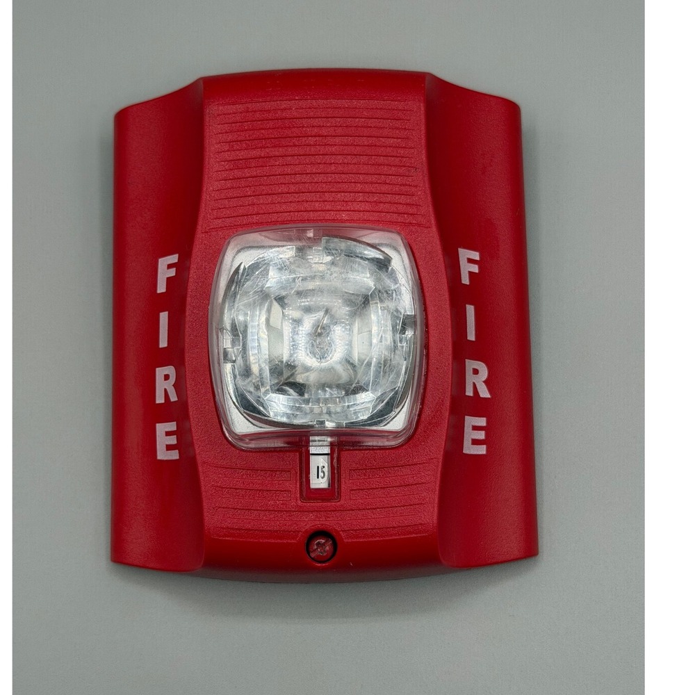 System Sensor SpectrAlert Advance SR Red Fire Alarm Strobe Wall Mount 15-115cd